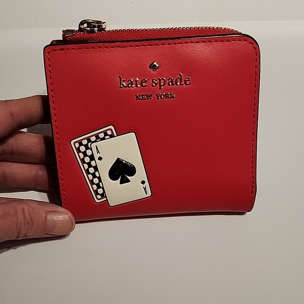Kate Spade Red Card Motif Wallet